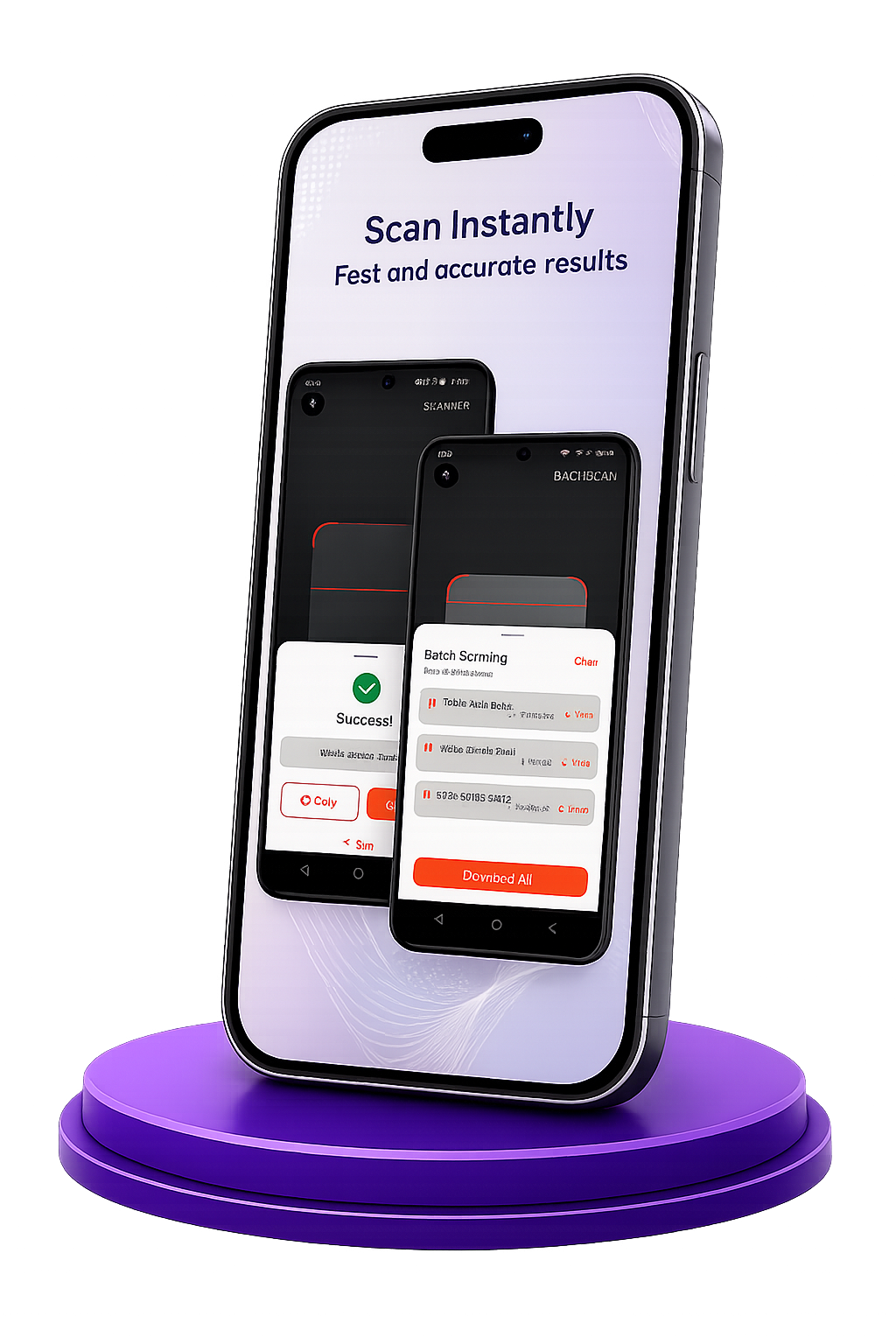 QR Code Scanner Phone Preview
