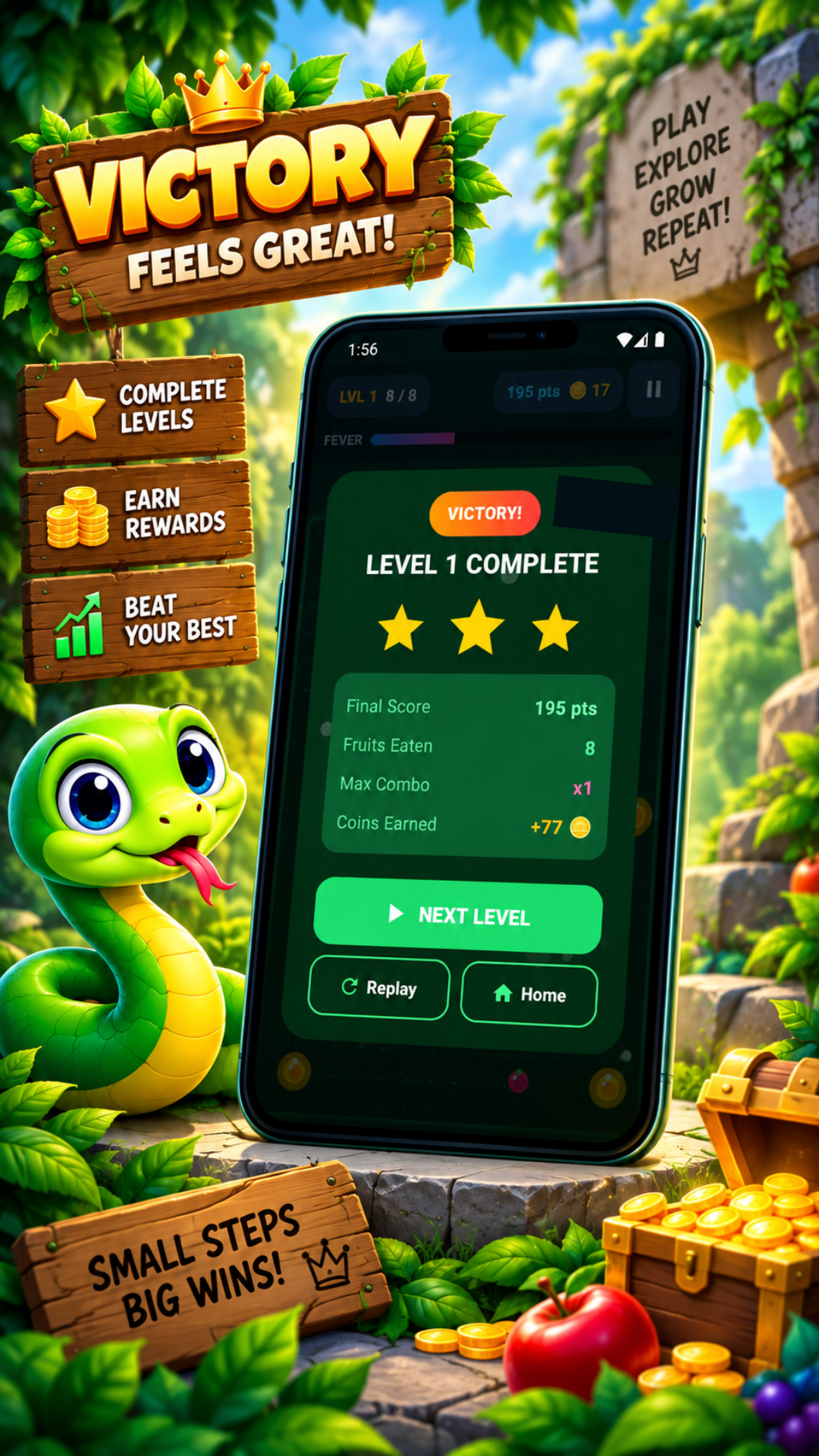 Snake Rush Gameplay 1