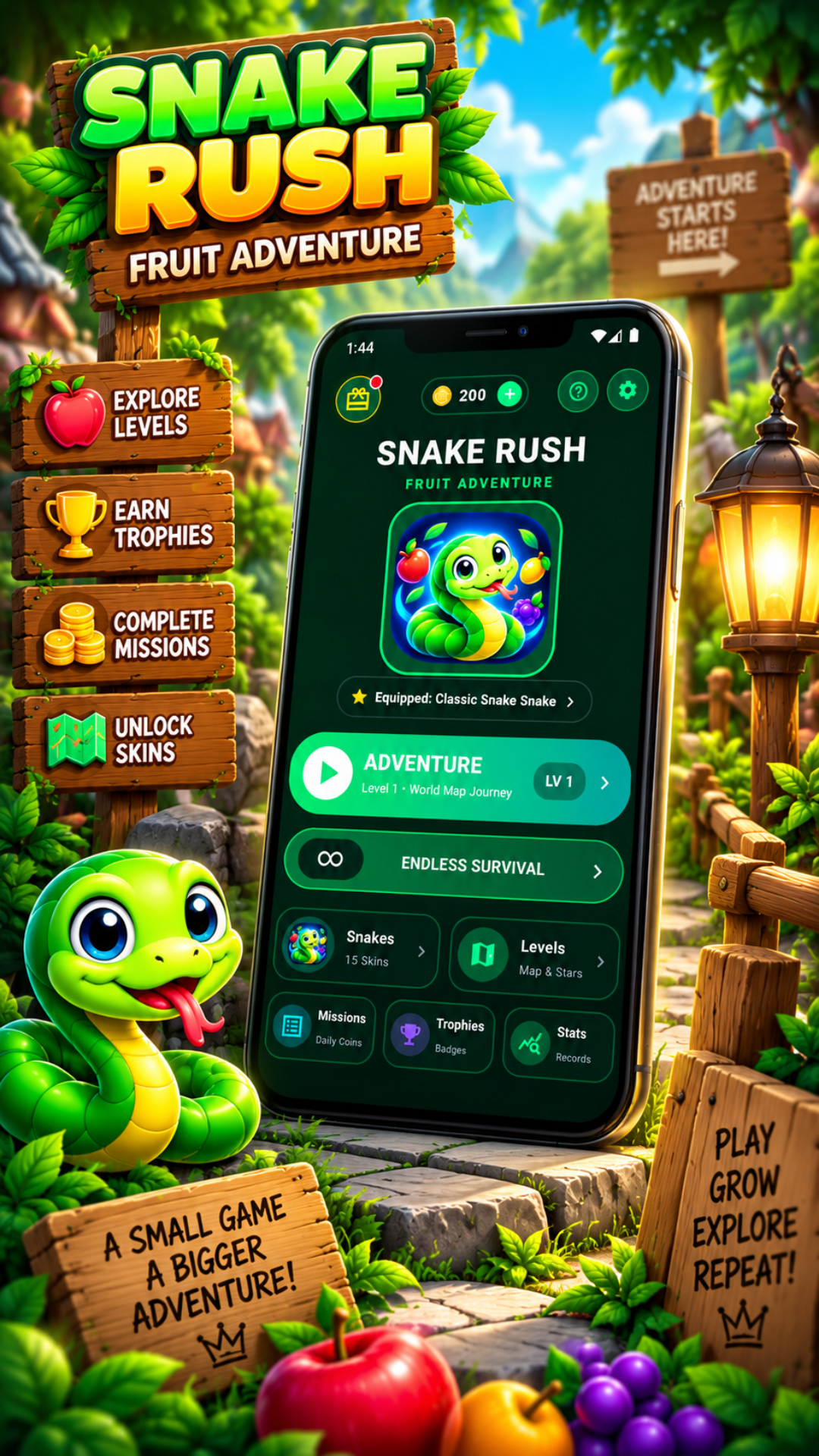 Snake Rush Gameplay 4
